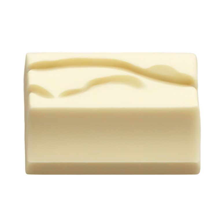 絵文字：White chocolate bar
