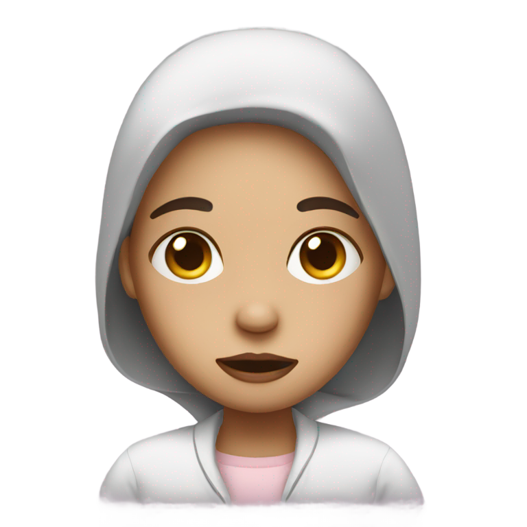 genmoji：生病的女孩