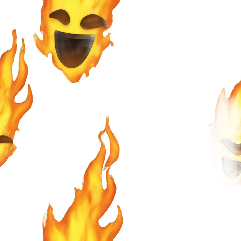 genmoji : Argent en feu