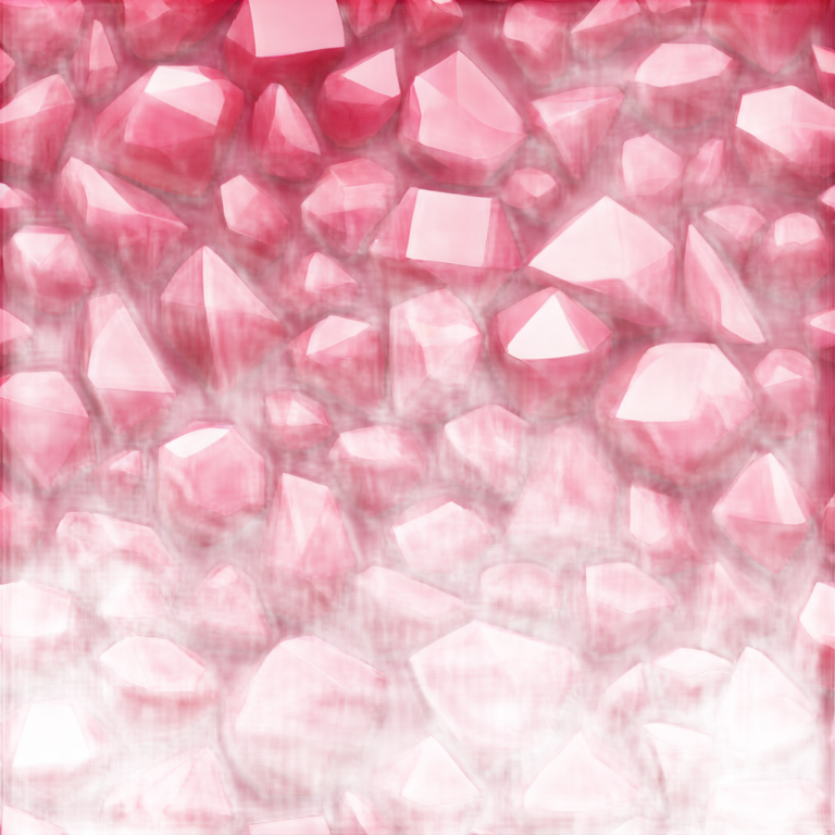 genmoji: geometric gemstone red