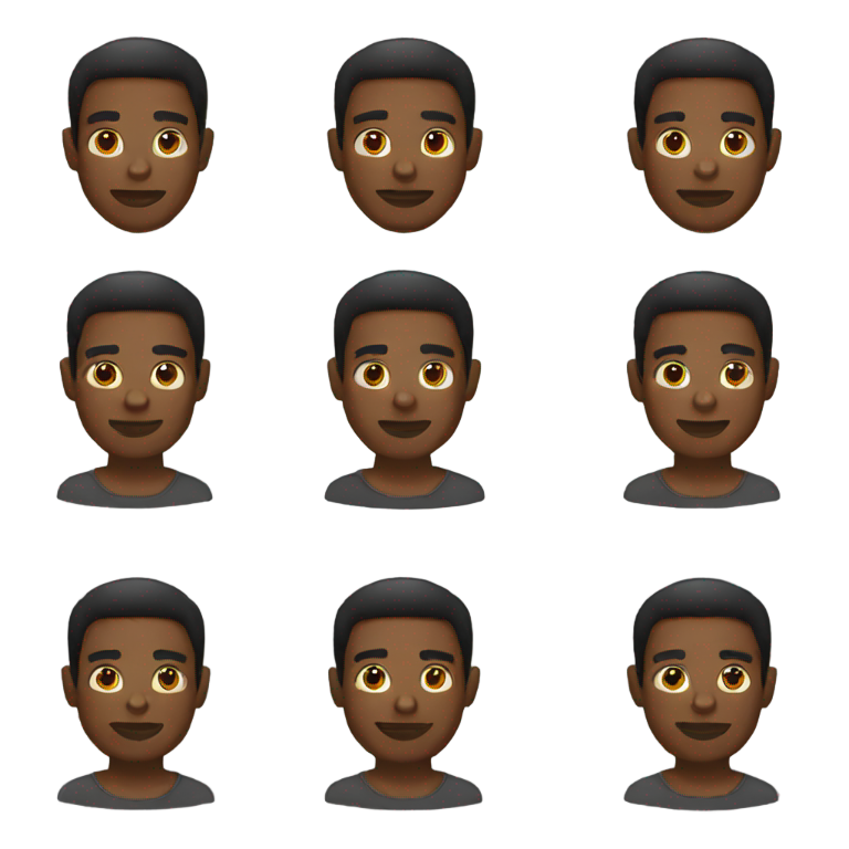 genmoji：black man emoji
