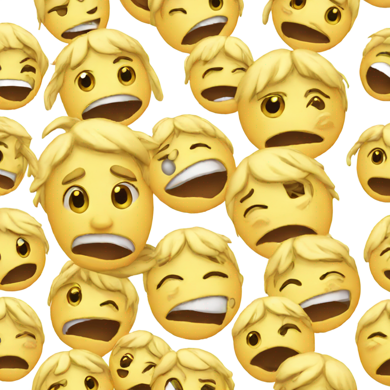 genmoji: Crying emoji