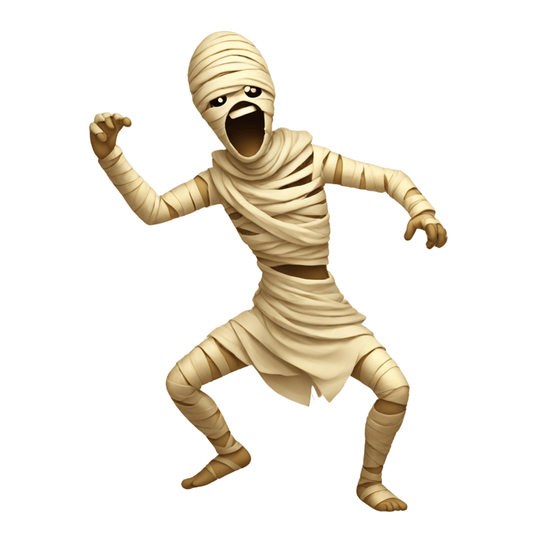 genmoji：mummy dancing