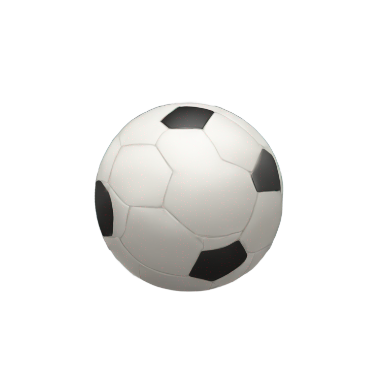 genmoji : Un train avec un visage humain lançant un ballon de football