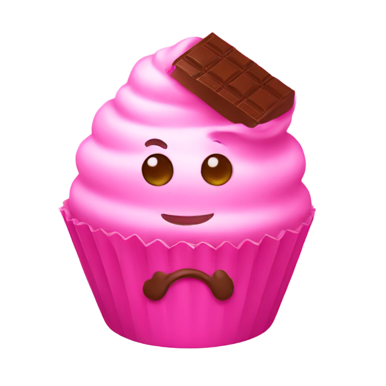 絵文字：ピンクチョコ