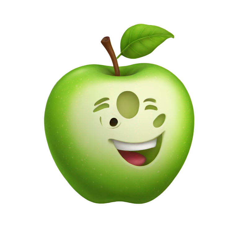 genmoji：螺旋苹果