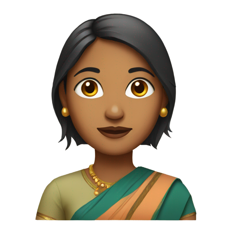 genmoji: INDIAN WOMAN