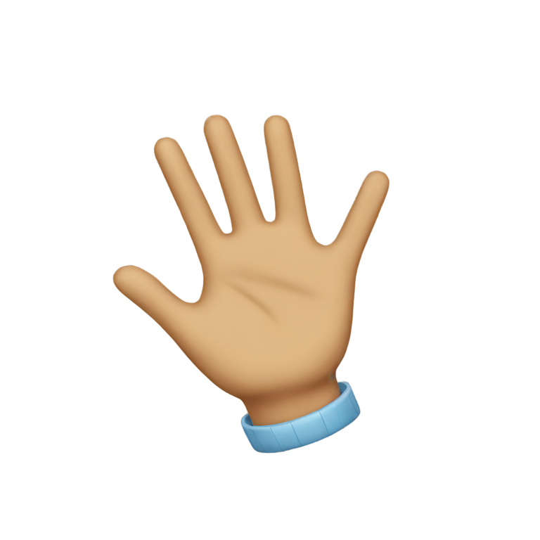 genmoji: high six