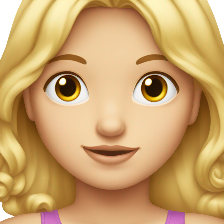 genmoji：金发碧眼的孩子露出胸部