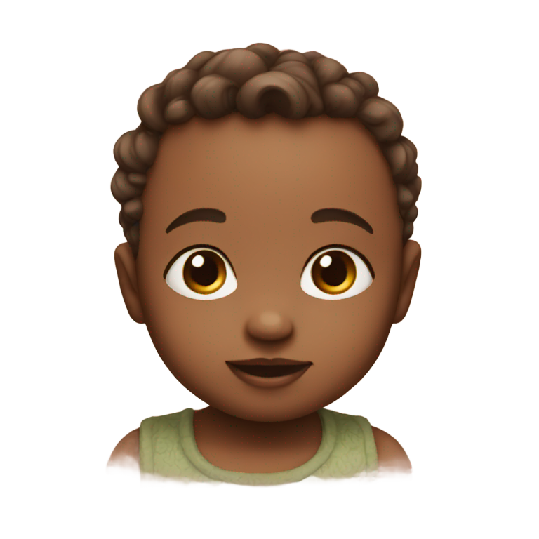 genmoji: cute baby e