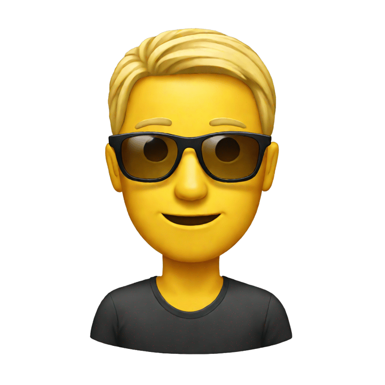 genmoji：太阳眼镜男