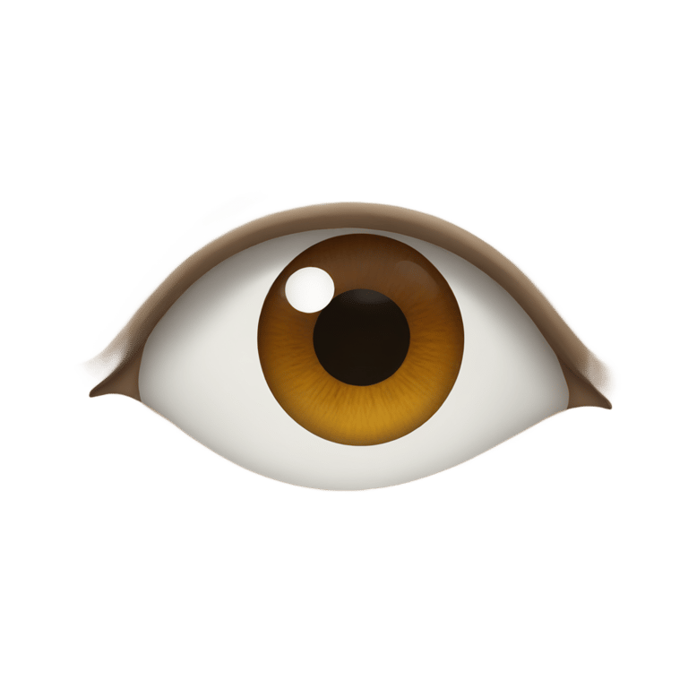 genmoji：白色眼睛
