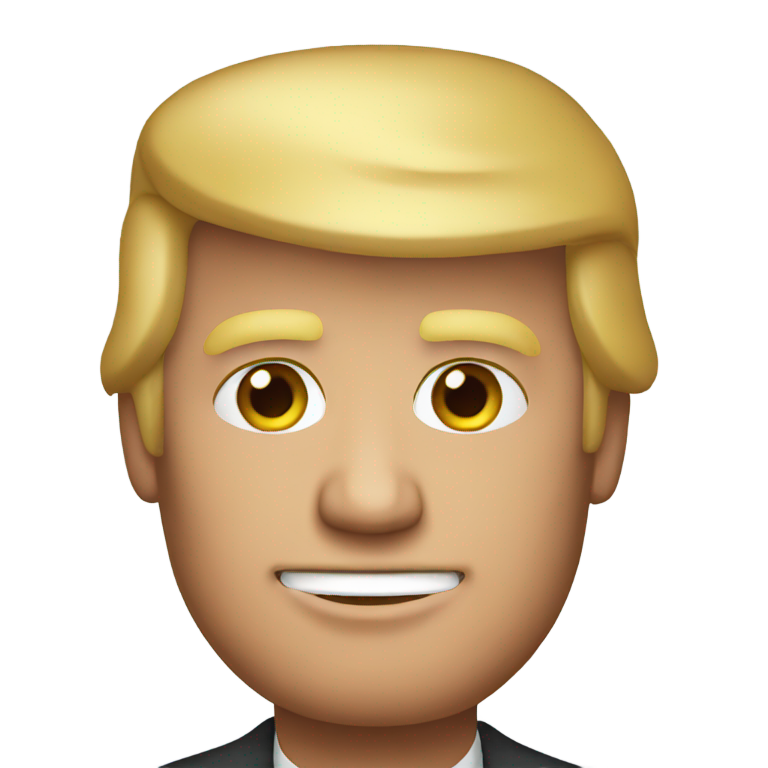 genmoji: Donald Trump