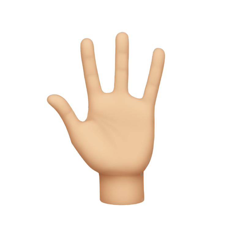 genmoji：Yvl handsign