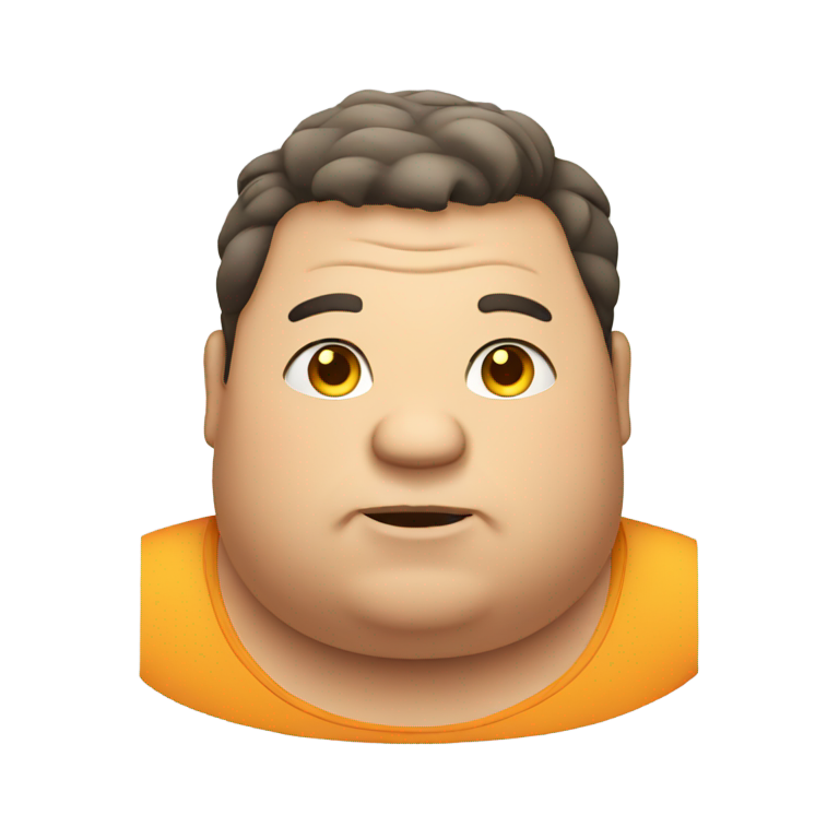 genmoji : Homme corpulent