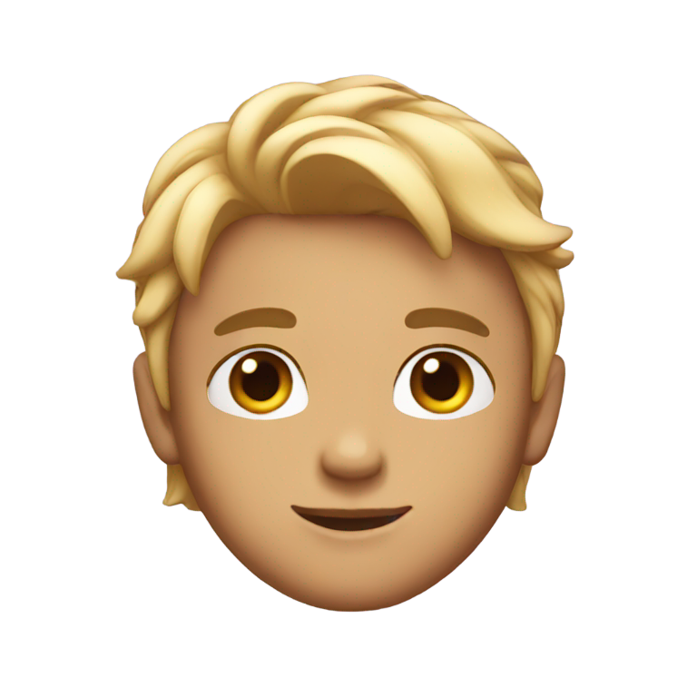 genmoji : un beau garçon