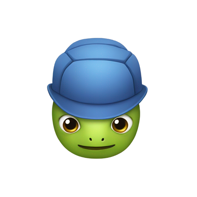 genmoji : Émoji tortue style Android avec la tête de Gustav Mahler