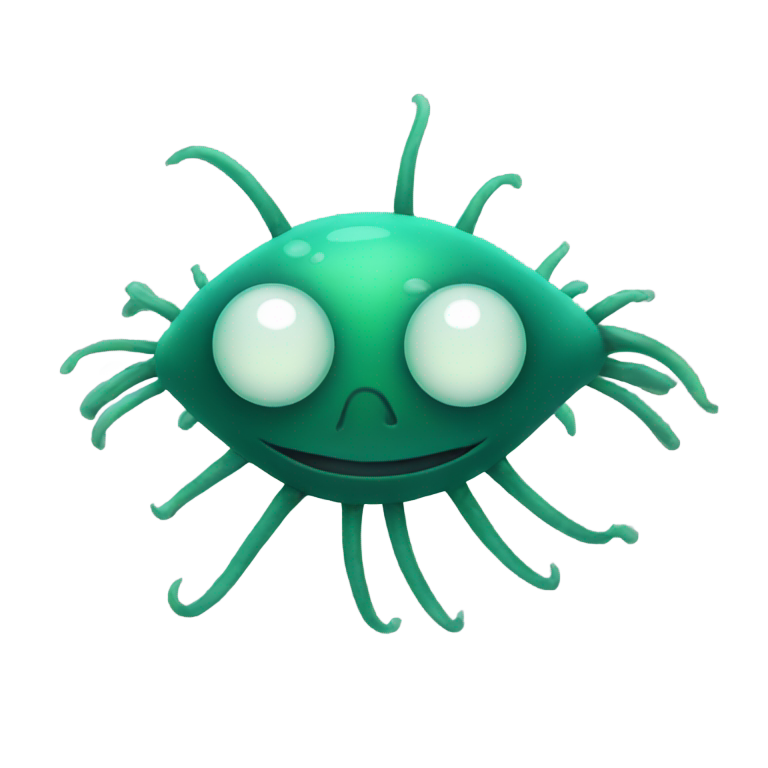 genmoji: Plankton with one eye
