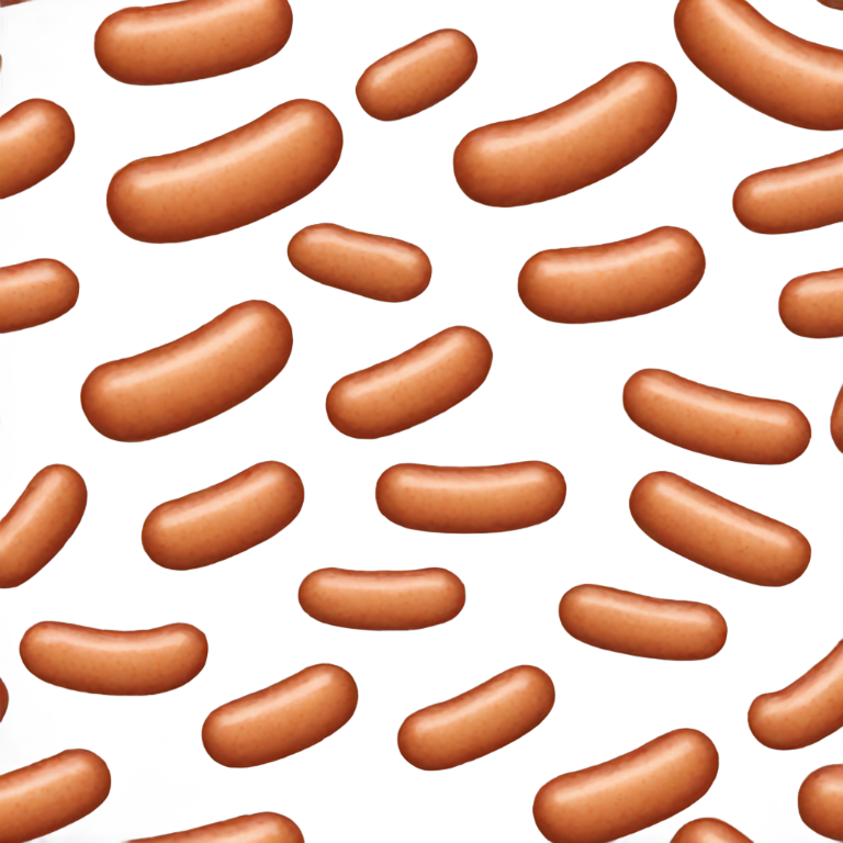 絵文字：ソーセージのスライス
