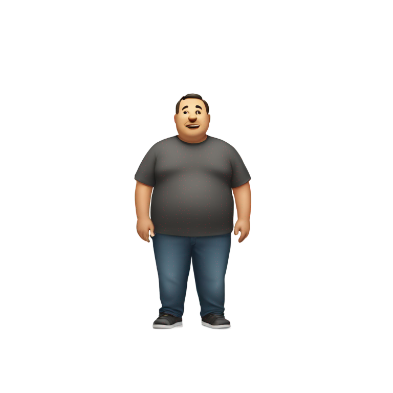 genmoji: fat man