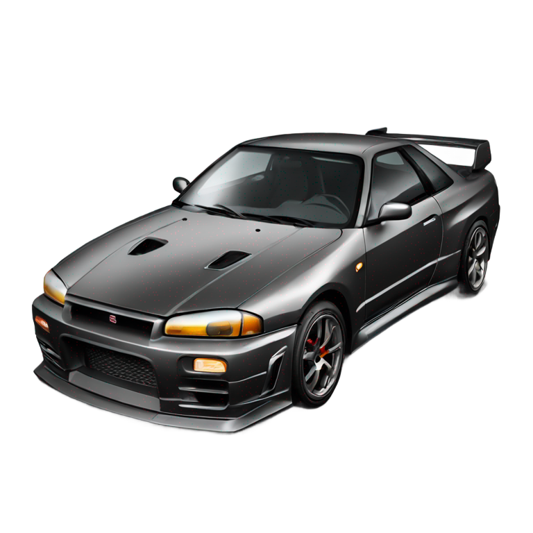 genmoji: nission gtr skyline