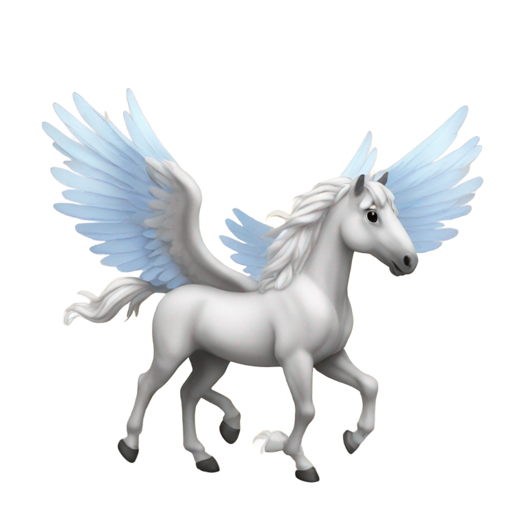 genmoji: horse with wings