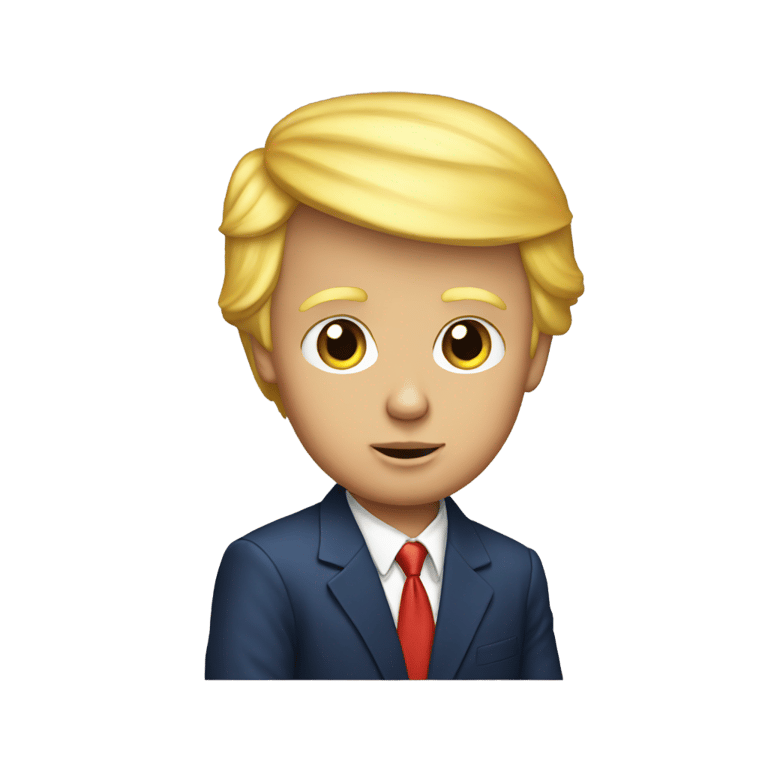 genmoji：童年时的唐纳德·特朗普