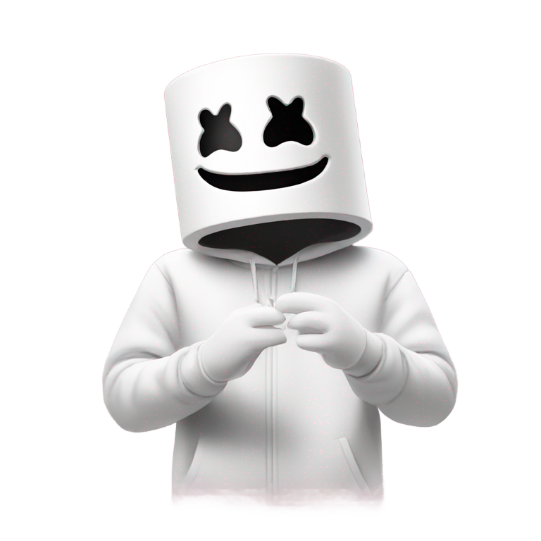 genmoji：Marshmello making a song