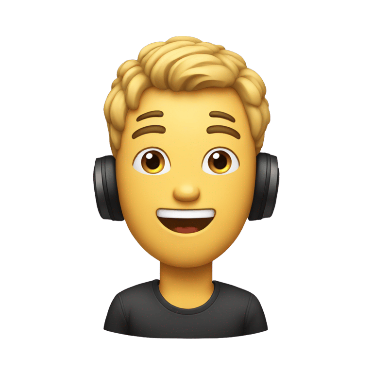 genmoji：卡拉OK男