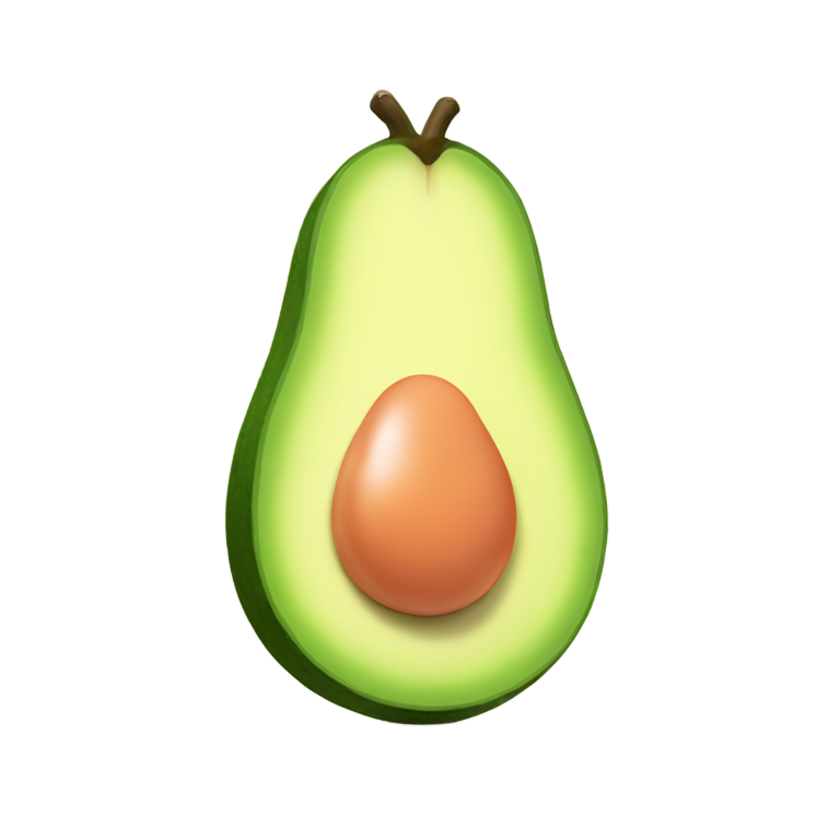 genmoji : Avocat au saumon