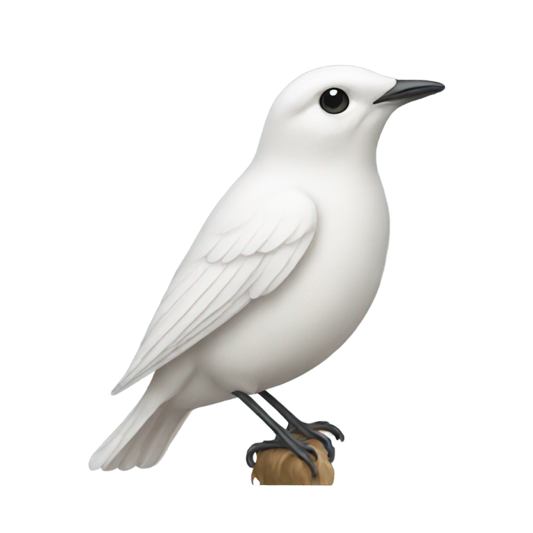 genmoji: WhiteBell bird