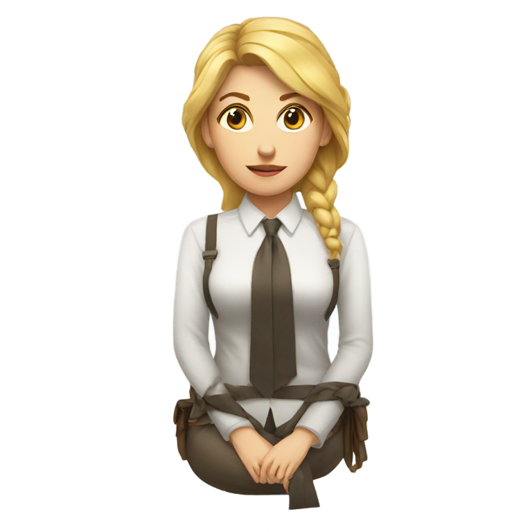 genmoji：被束缚的女性