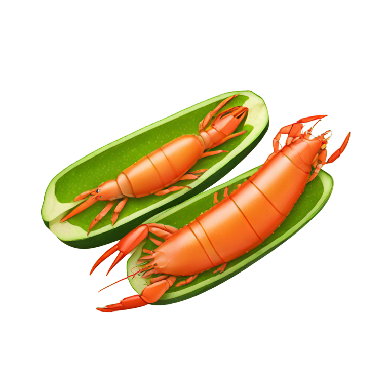 genmoji : Courgette et crabe royal