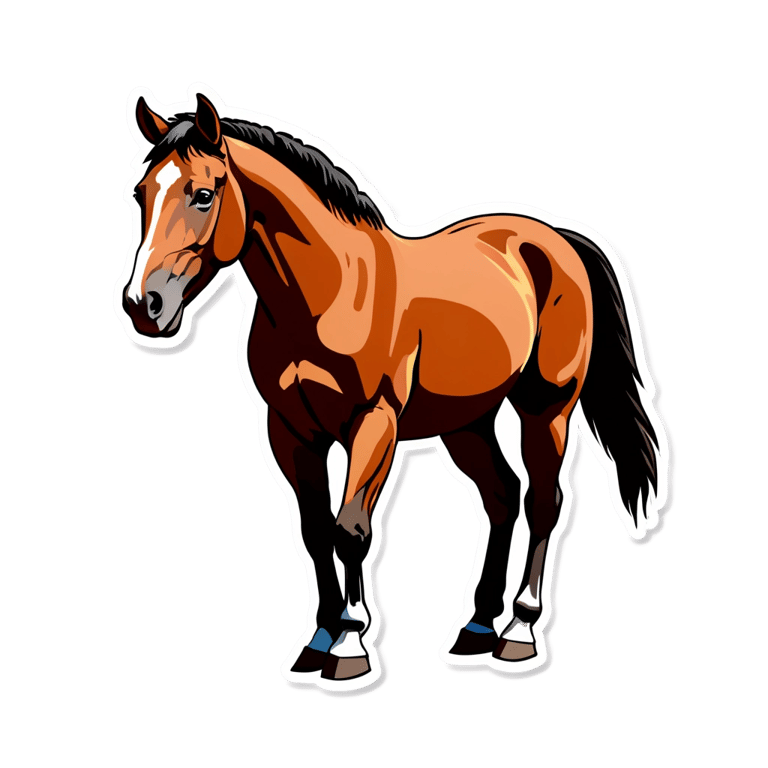 genmoji : Arrivée du cheval