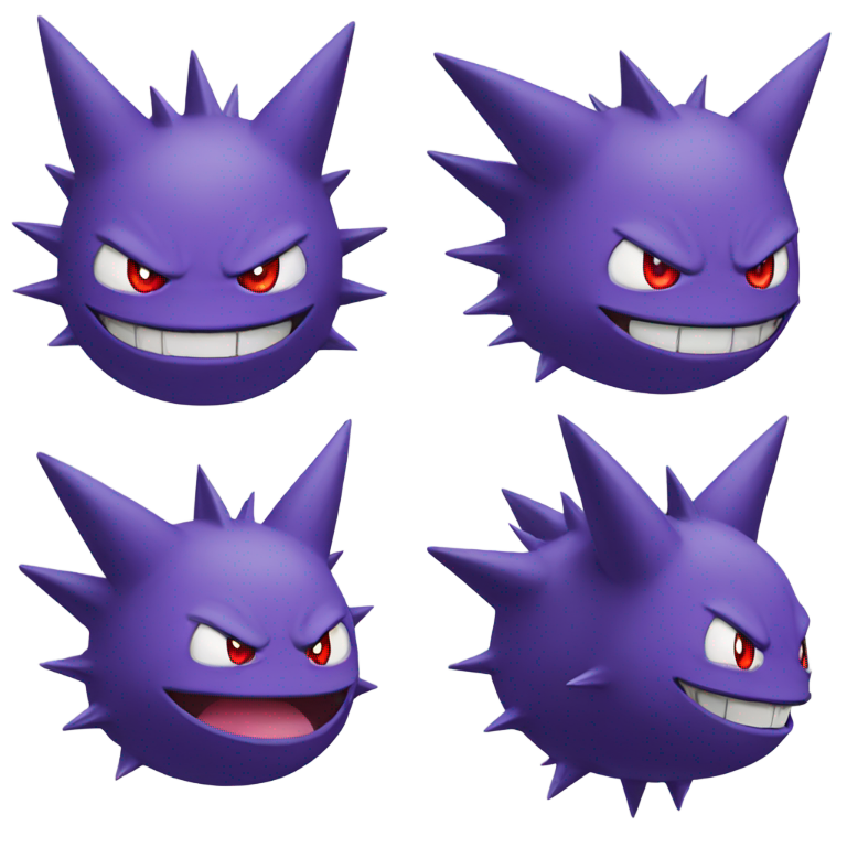 genmoji：原始色鬼斯Pokemon