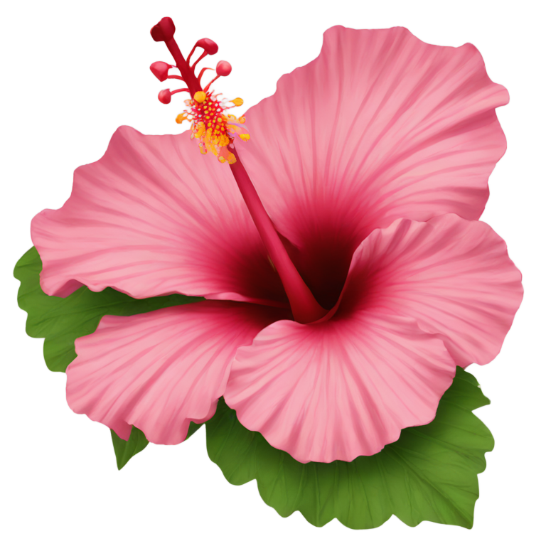 genmoji：芙蓉花