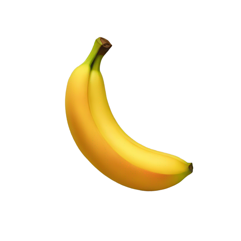 genmoji：香蕉插入桃子