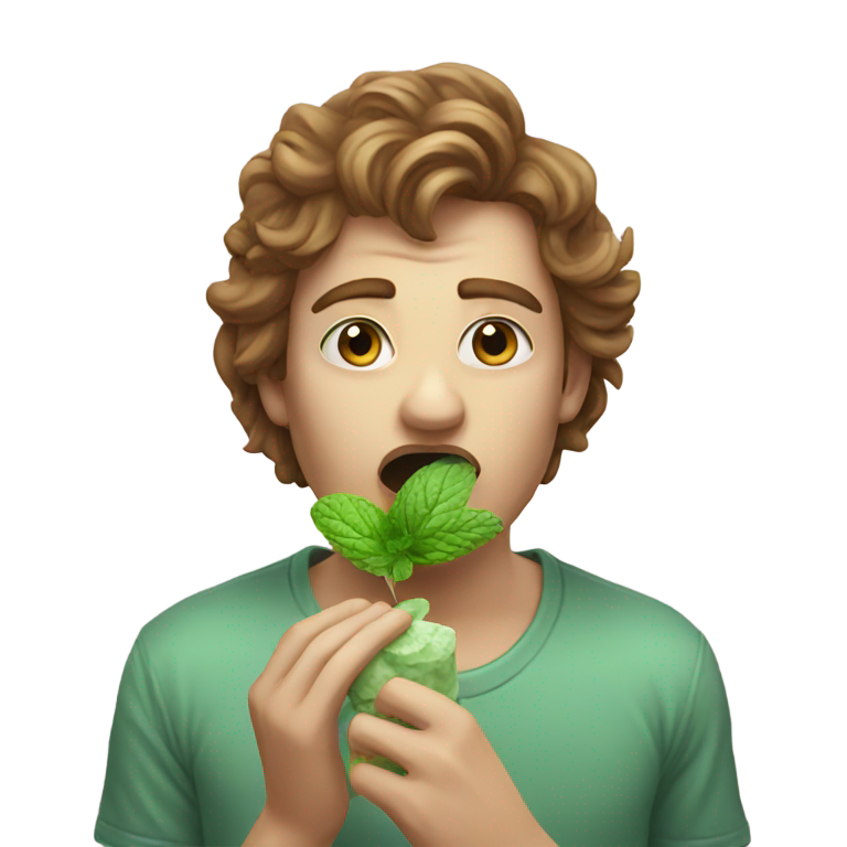 genmoji：Mint eating mint eating mint eating mint eating mint