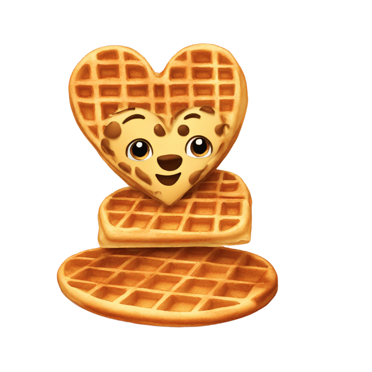 絵文字：Waffles valentines