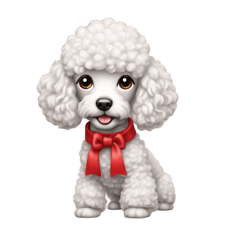 genmoji：红色靴子的松狮犬