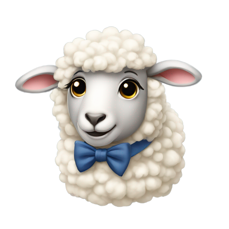 genmoji: preppy sheep