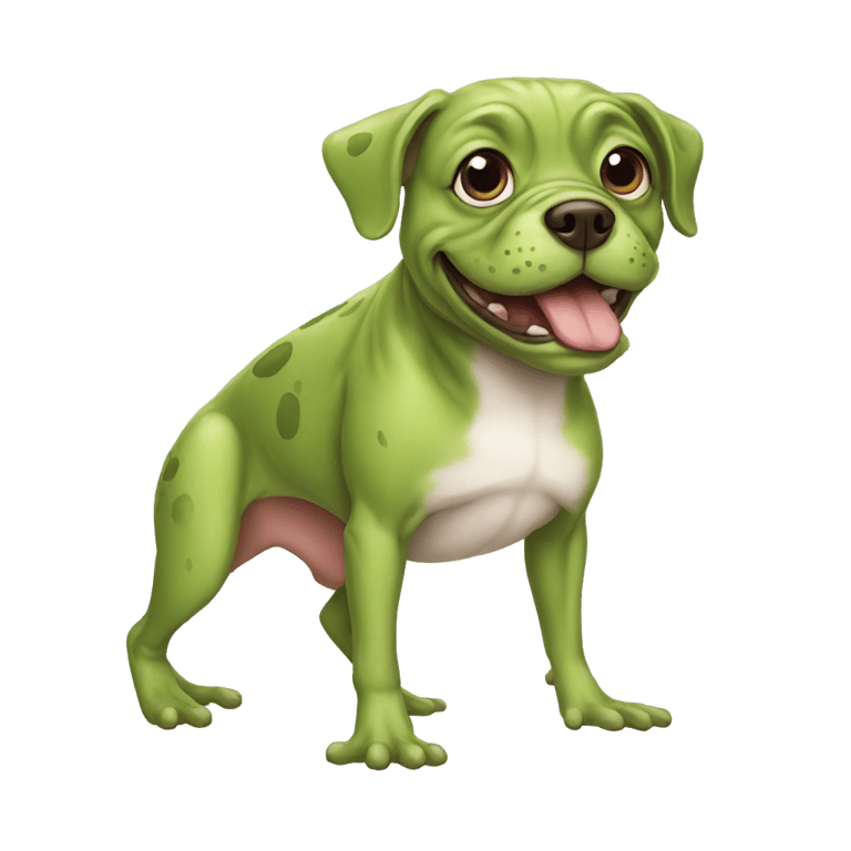 genmoji：青蛙狗