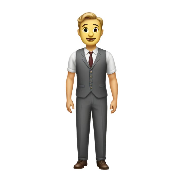 genmoji：50年代的男人穿裙子