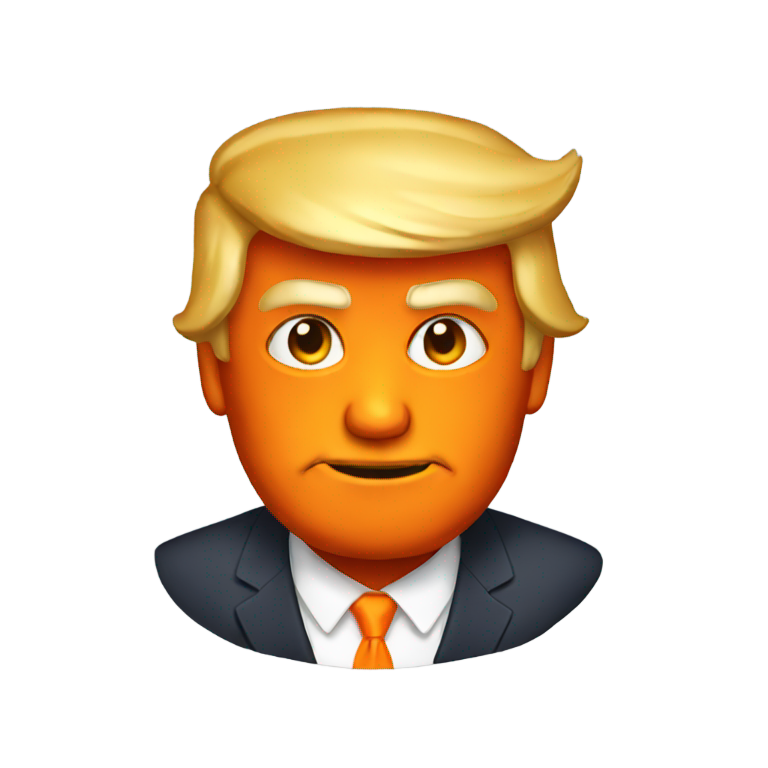 genmoji：疯狂的橙皮特朗普