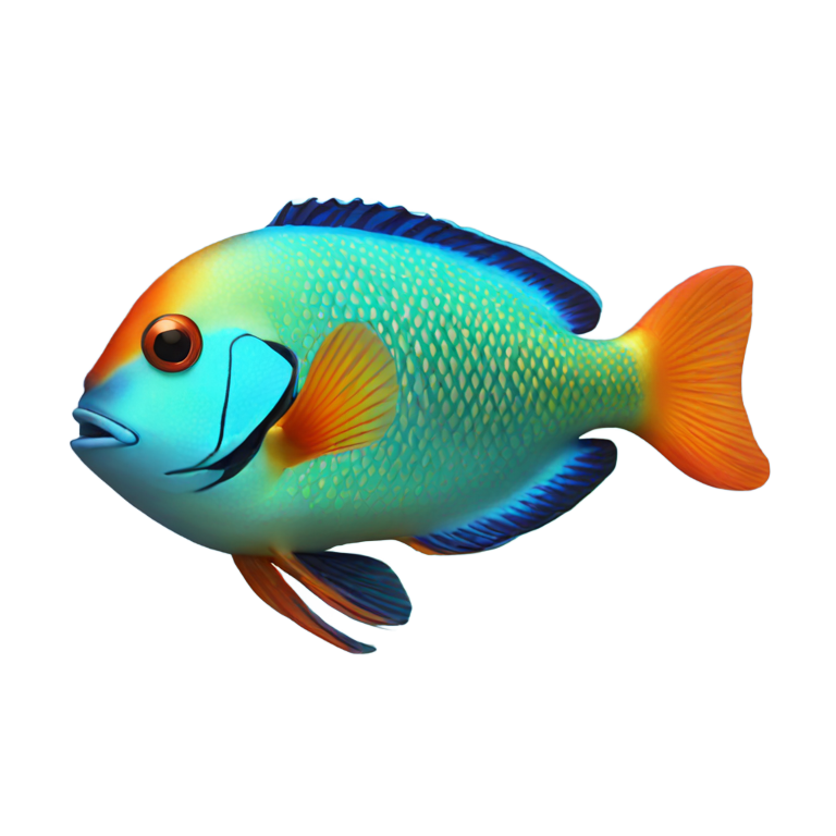 genmoji : Poisson de récif corallien