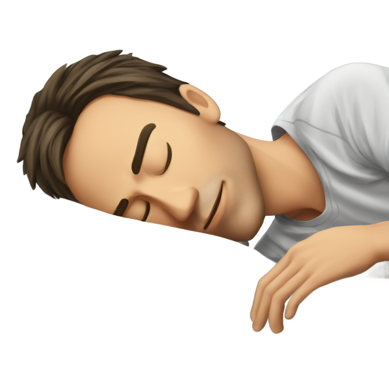 genmoji：史蒂夫·纳什躺在沙发上睡觉