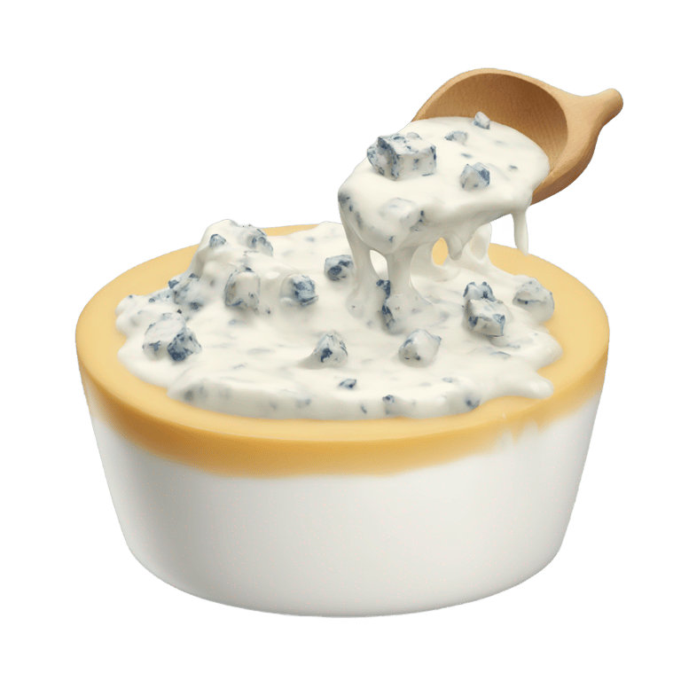 genmoji：Blue cheese dressing
