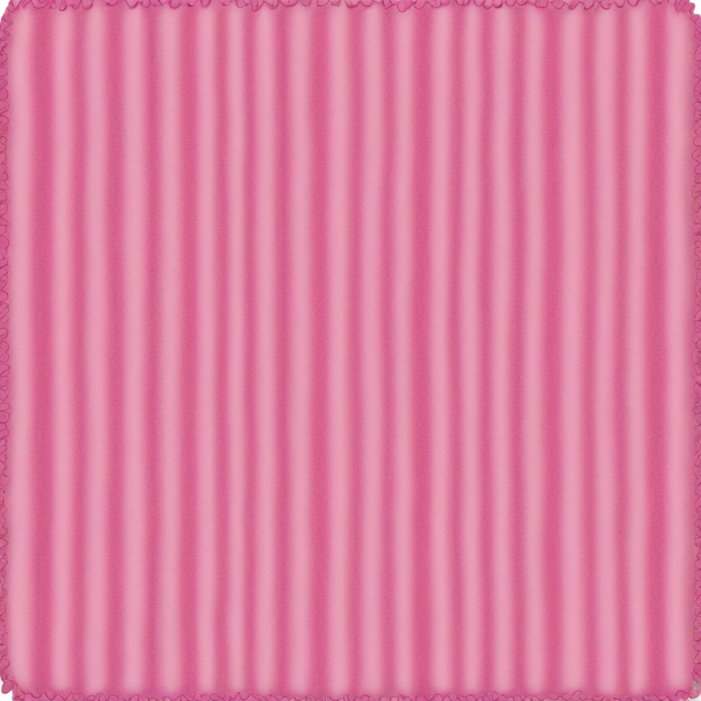 genmoji : Couverture plate rose