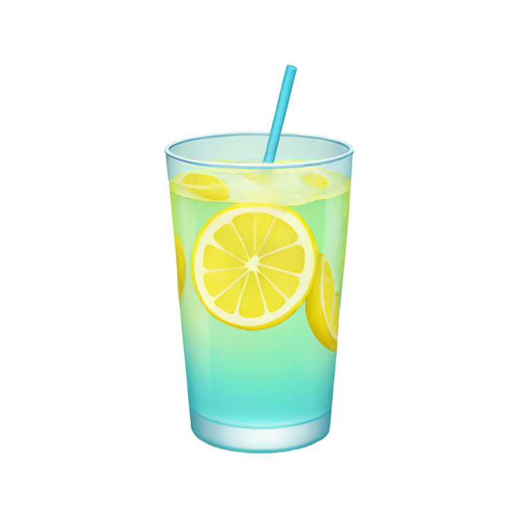 genmoji: lemonade water
