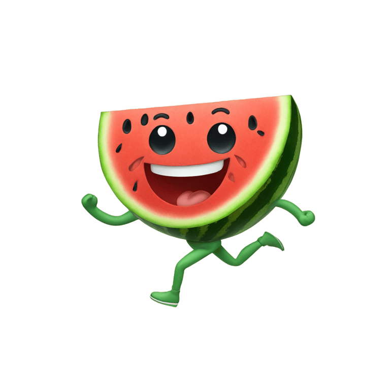 絵文字：dancing watermelon